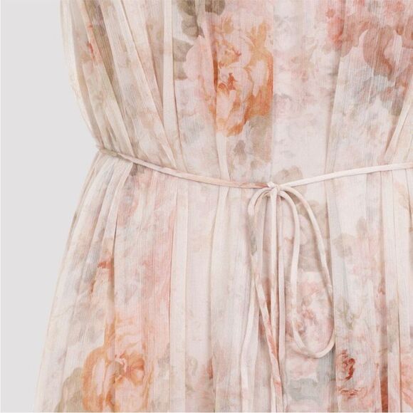 Zimmermann Women Zimmermann Illustration Flutter Midi Dress - Picture 3 of 9